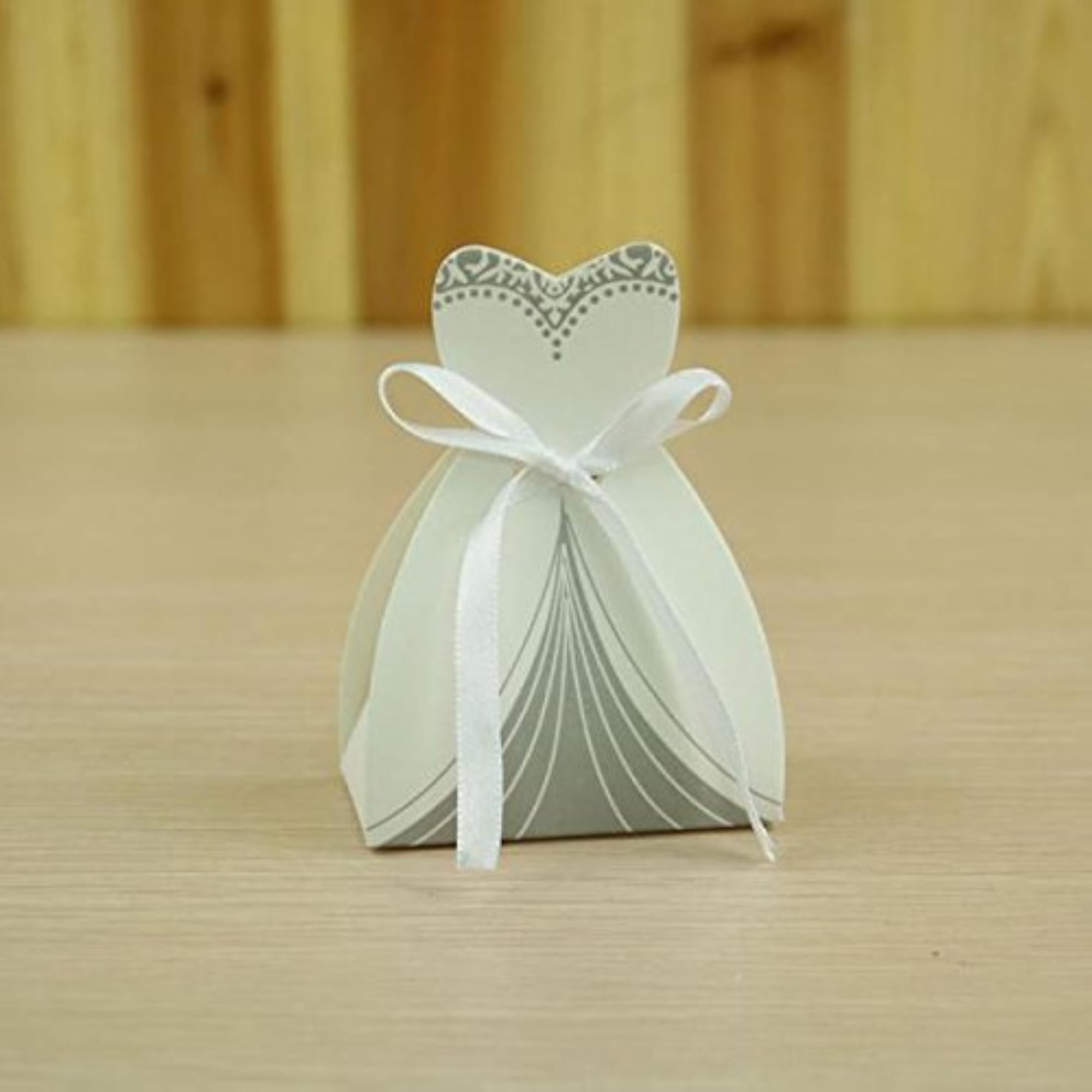 100pcs Tuxedo Groom Bridal Ribbon Candy Boxes