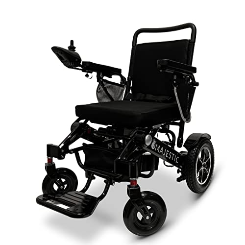 Majestic IQ-7000 Auto Folding Electric Wheelchairs for Adults,Light Weight Folding Power Chair for Seniors,Durable Ultra Light Wheel Chair,Up to 17 Miles Battery Range