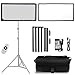 FOSITAN FL-3060A 1x2'/30x60cm Bi-Color LED Light Panel Mat on Fabric, 85W 3200K-5500K 448 LED Dimmable Photography Light with Hand Grip and Dimmer