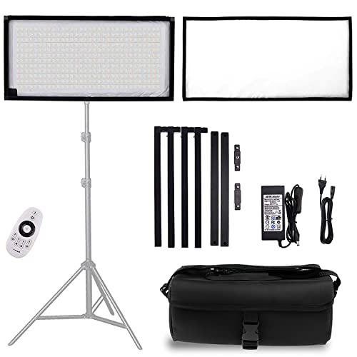 Flash Deals - 80% OFF FOSITAN FL-3060A 2nd Gen Bi-Color LED Video Light 30x60cm Flexible LED Light Panel Mat on 3200-5500K 384 SMD LED Studio Video Lighting for Video Recording YouTube Photography Shooting Flash Deals - 80% OFF FOSITAN FL-3060A 2nd Gen Bi-Color LED Video Light 30x60cm Flexible LED Light Panel Mat on 3200-5500K 384 SMD LED Studio Video Lighting for Video Recording YouTube Photography Shooting