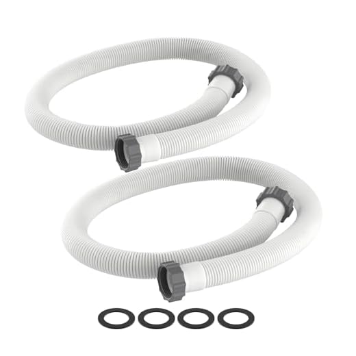 1.5" Diameter Accessory Pool Pump Hose Replacement for Intex 1500 to 2500 GPH Filter Pumps,Sand Filters & Saltwater Systems,1.5 inch Above Ground Pool Hose for Patio,Lawn,Garden,Part # 29060E