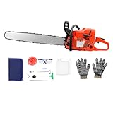 JAYGOVAN 71CC Gas Chainsaws 2-Cycle Gasoline Powered Chain...