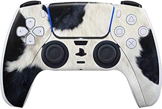 Skinit Decal Gaming Skin Compatible with PS5 and Compatible with PS5 Digital Edition DualSense Controller - Skinit Originally Designed Cow Design