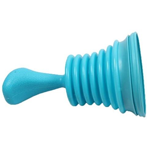 Edtoy Kitchen Bathroom Toilet Drain Sink Plunger Plumber Helper Unblock (Blue)