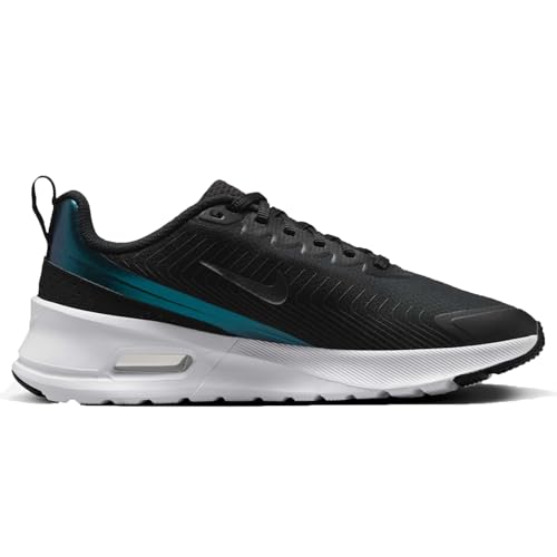 Nike Air Max Nuaxis Women's Shoes (HF1233-003, Black/White/Metallic Silver/Metallic Dark Grey) Size 6.5