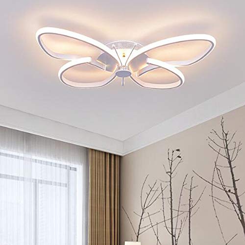 Plafonnier chambre d'enfants LED papillon 64cm dimmable avec télécommande - 3