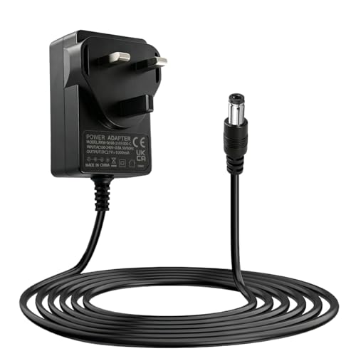 21V 1A Lithium Battery Charger for Saker Mini Chainsaw, 21W Power Tools Charger Replacement Adapter & Charging Cable for Leaf Blower, Pruning Shears, and Cameras