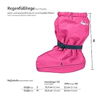 Playshoes Baby Regenfüßlinge mit Fleece-Futter, leichte Krabbel-Schuhe für Jungen und Mädchen, mit Playshoes-Motiv, Pink (Pink 18)Small – Ansicht 3
