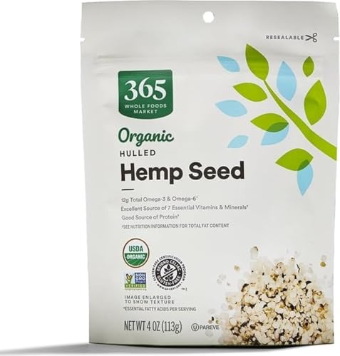 365 by Whole Foods Market, Organic Hemp Seed, 4 Ounce