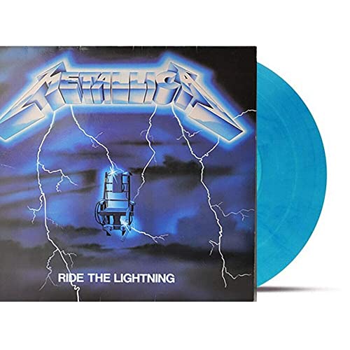 Lista de Colorante Azul los mejores 5. 36 Ride The Lightning - Vinilo eléctrico de color azul
