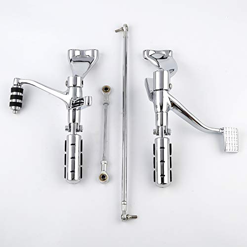 Tcmt Motor Chrome Forward Controls Pegs Levers Linkages Fits For Harley Sportster 1200 Low (Xl1200L) 2006 07 08 09 10 2011 Sportster 1200 Nightster (Xl1200N) 2007-2012 #TOP4