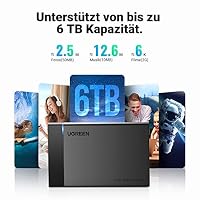 UGREEN Festplattengehäuse 2,5 Zoll 5Gbps Externes Gehäuse – Ansicht 3