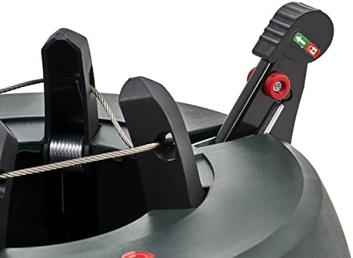 SA Products Automatic Christmas Tree Stand for Real Tree - Heavy-Duty Plastic & Metal - 3.5-Litre Water Reservoir Base - For Xmas Trees Up To 8.2Ft. with 12cm Trunk - Medium 33.02x109.22x7.62cm, Green