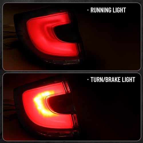 FIONE LED Tail Light Compatible with Chrysler Pacifica 2021-2025 Outer Taillight Assembly Rear Brake Lamp LH CH2804122 68424931AB Left Driver Side by FIONE - Image 2