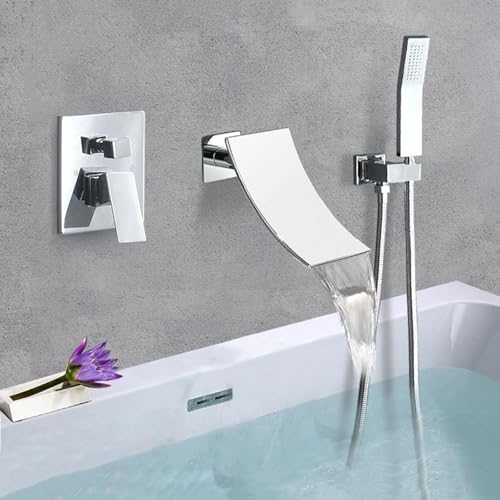Robinet de baignoire cascade mural pour une salle de bain style spa - 7