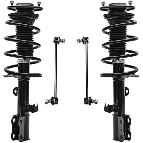 Detroit Axle - 4pc Front Struts Sway Bar Links Kit for 2005-2010 Scion tC