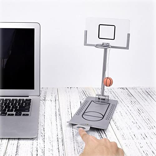 HLJgift Creative Funny Desktop Miniature Basketball Game Toy - Christmas Day Gift Fun Sports Novelty Toy or Gag Gift Idea - Image 3