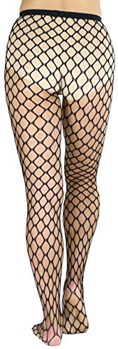 Image of ToBeInStyle Women's Large Mesh Fishnet Patterned Pantyhose Tights
