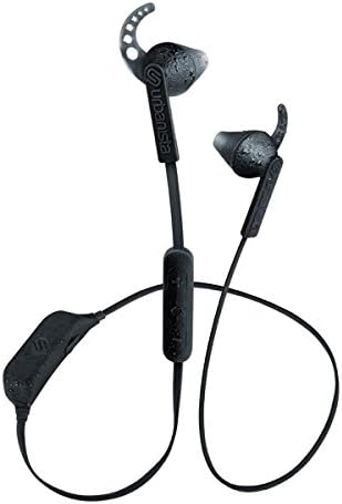 Urbanista Boston Wireless Bluetooth Sport Earphones Headset with Mic and Volume Control, Dark Clown/Black