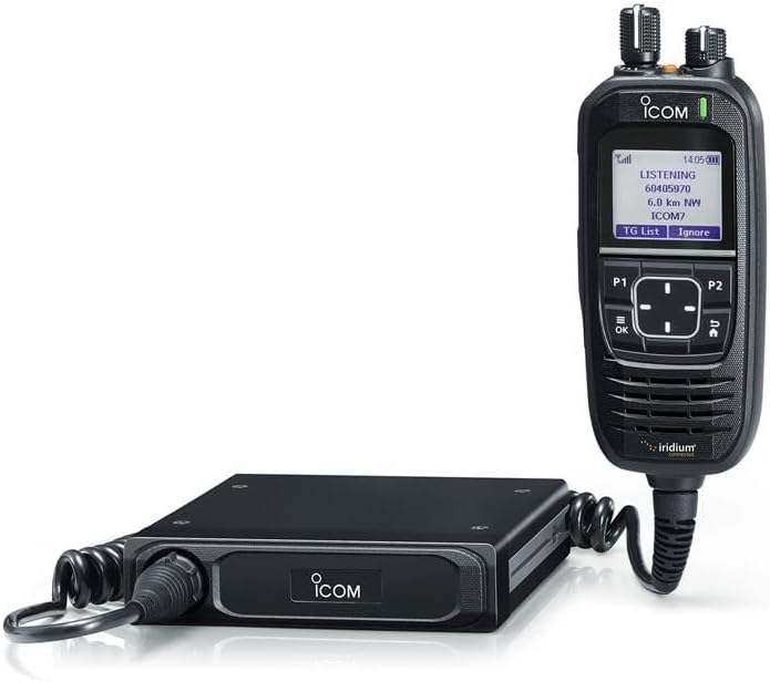 IC-SAT100M Satellite PTT Push-to-Talk Transceiver – Global Communication Solution