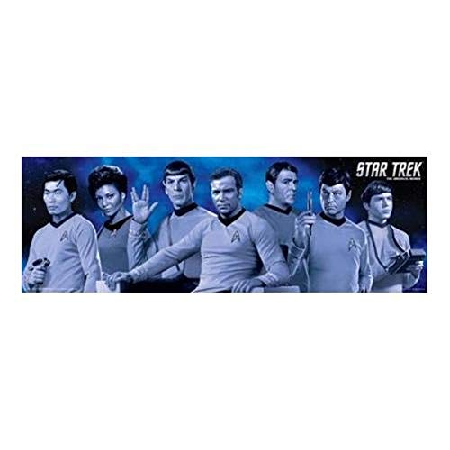 BUY ART FOR LESS Officially Licensed Star Trek Crew Original Series Cast Art Poster - 36 x 12 Inch - Decorative Print - Poster Paper - Ready to Frame