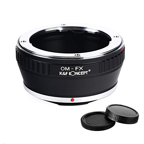 K&F Concept Lens Adapter Ring for Olympus OM to Fuji X Fujifilm X FX Mount X-A1 X-A10 X-A20 X-A2 X-A3 X-A5 X-M1 X-E1 X-E2 X-E2S X-E3 X-T1 X-T2 X-T3 X-T10 X-T20 X-T30 X-T100 X-Pro1 X-Pro2 X-H1