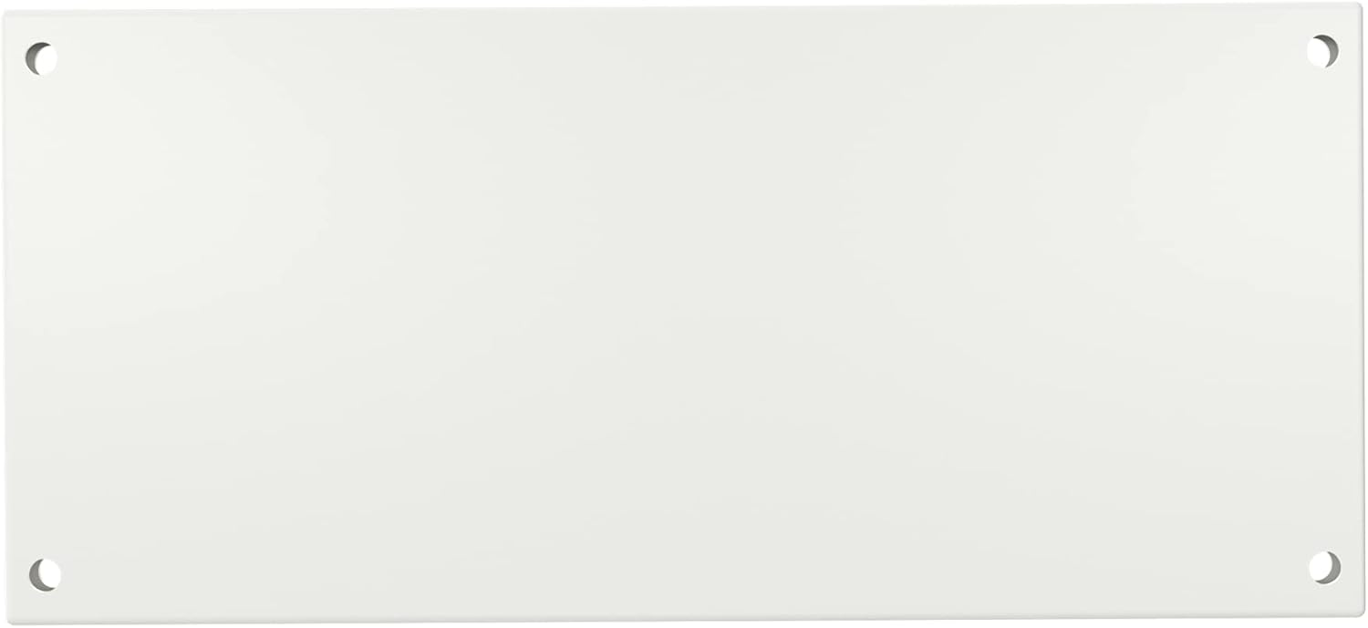 7-Inch Mounting Plate for Lighted Address Numbers by LN LUMANUMBERS, Durable Stainless Steel, (For 4 Numbers, Off-White)