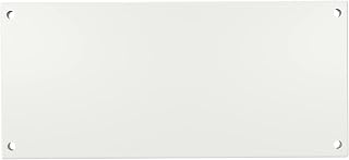 7-Inch Mounting Plate for Lighted Address Numbers by LN LUMANUMBERS, Durable Stainless Steel, (For 4 Numbers, Off-White)