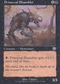 Magic The Gathering - Primeval Shambler - Mercadian Masques - Foil