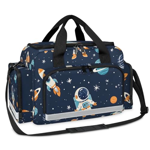 GzLeyigou First Aid Bags Empty, Steadfast Astronaut Emergency Bag First Aid Kit Multiple Compartment Kit Carrier On Call Trauma Bag For Paramedics Emergency Medical Supplies Kit