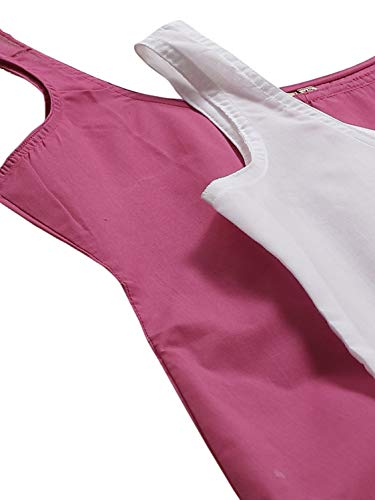 Image of Ada Womens Terivoile Cotton Suit Full Slip /Camisole (Pack of 2) A301831