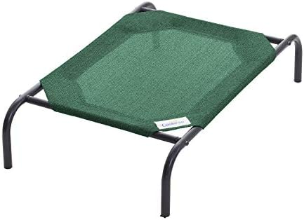Coolaroo The Original Cooling Elevated Pet Bed,Brunswick Green, S...