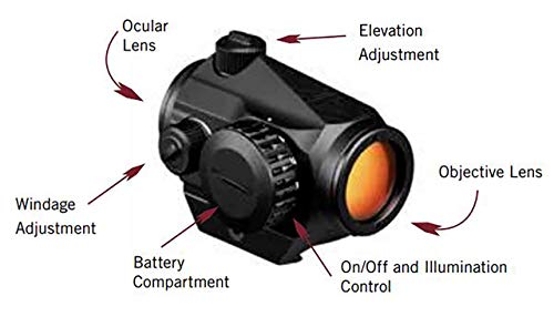 Vortex Crossfire Red Dot Sight Gen II - 2 MOA Red Dot, Black - image 5