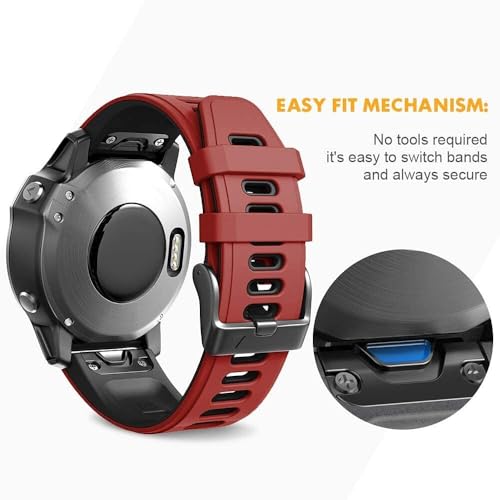 Correas Fenix 6S Pro sin tirones de vello para sustitución cómoda 5