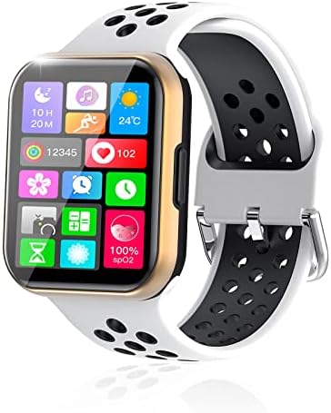 2023 Smart Watch,Fitness Activity Tracker 1.72"Touch Screen Fitness Watch with Heart Rate Sleep Monitor,Blood Oxygen,Step Counter for Men Women Kids 3ATM Waterproof Smartwatch Sports for iOS Android