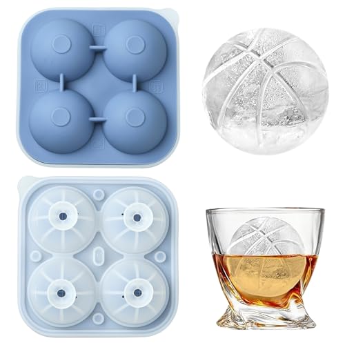 Molde de hielo de silicona bola baloncesto 1 pieza miniatura 1