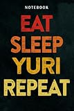 Anime Yuri Lovers Meme Eat Sleep Yuri Repeat Notebook Lined: Use for Office / Home / School / Business, Small Business, Daily, Hour, Cute, Work List