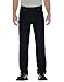 Dickies Occupational Workwear C993RBK 48x30 Denim Cotton Regular Fit Men's Industrial Jean with Straight Leg, 48" Waist Size, 30" Inseam, Black