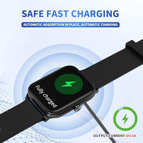 BaiWeiDun Smart Watch Cable de Carga, Accesorios Magnético SmartWatch Cable de Carga de 2 Pines,Cargador de contacto pin Espaciado de 4 mm Para Smart Watch, Fitness Tracker (1) - imagen 5