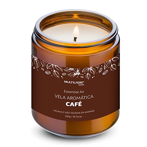 Vela Aromática de Café 200g Multilaser Saúde - HC526