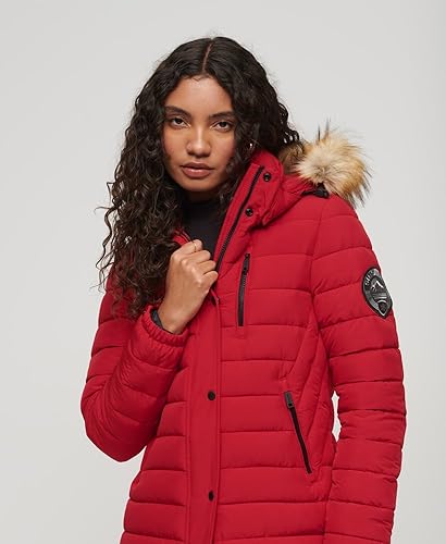 Doudoune longue à capuche femme Superdry Fuji - vue 3