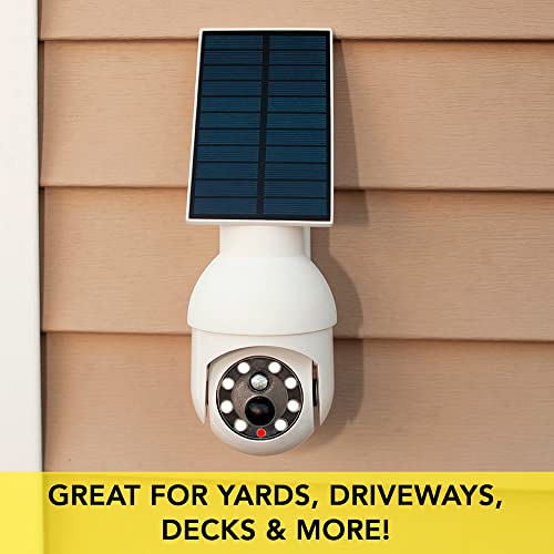 Ontel Handy Brite Security 360 LED Light, 360-Degree Fake Security Camera with 8 Super-Bright LED Lights, Weather-Resistant Motion Sensor Light for Home Security, Solar-Powered Outdoor Light by Ontel - Image 8