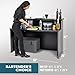 GoBar Elite Portable Bar Table for Events - Foldable Commercial Grade Wood - Mobile Bartending Station