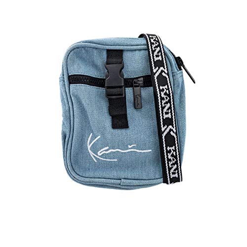 Karl Kani Kk Signature Tape Messenge - Bolso para hombre (talla única), color azul