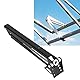 Omabeta Gewächshaus-Fensteröffner, Gewächshaus-Fensteröffner-Kit, Aluminiumlegierung, Automatische Belüftung, Gartengeräte, Landwirtschaftliche Versorgung, Fensteröffnungswerkzeug