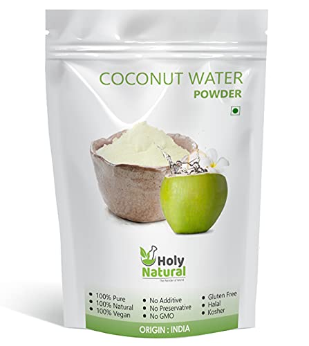 Holy Natural Spray Dried Coconut Water Powder 500gm | Energy Drink Powder, Immune Booster | Use For Coconut juice, Smoothie, Energy drink
