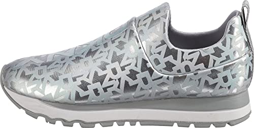 Dkny Women's Essential Lightweight Slip On Fashion Sneaker, Silver, 6 #TOP2