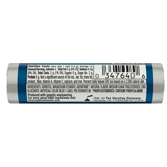 Breathsavers Peppermint Rolled mints, 12 per roll (Pack of 48)