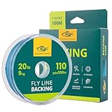 SF Fly Fishing Dacron Braided Backing Line Trout Line 20LB 100m/108yds Orange