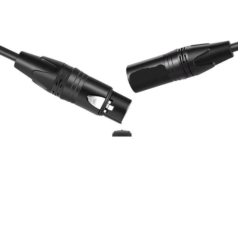 Mikrofon-XLR-Kabel, XLR-Stecker auf Buchse, Mikrofonkabel für Verstärker, Mischpult usw. (5 m)